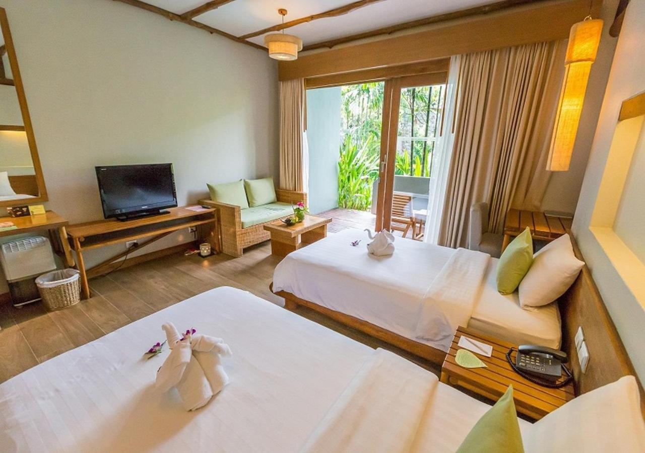 Deluxe Zweibettzimmer mit Zugang zum Pool