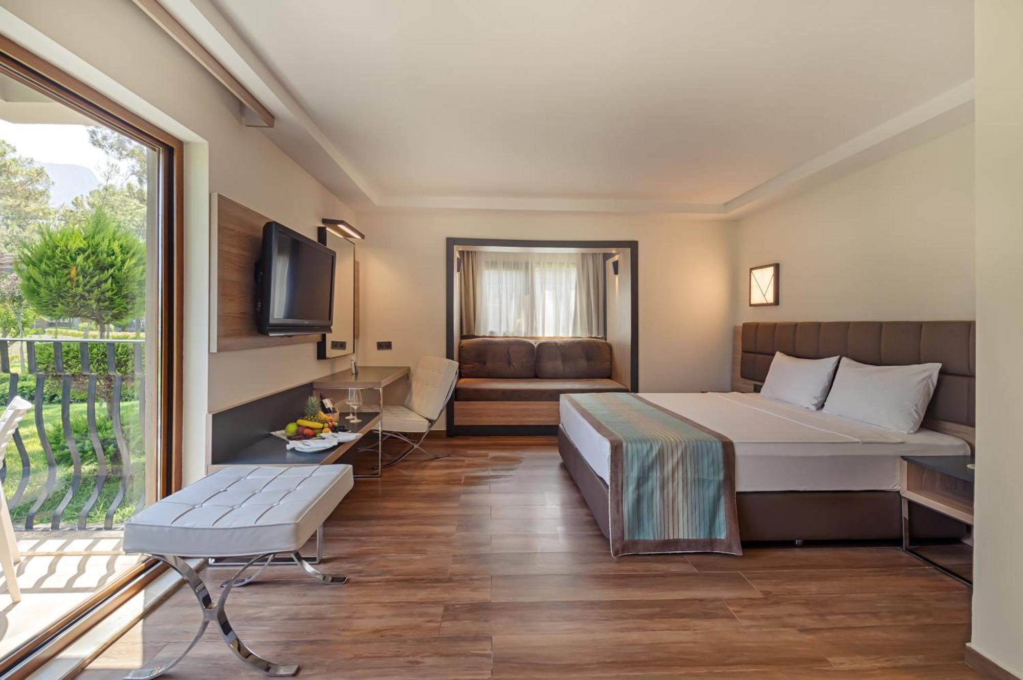 Doppelzimmer mit Gartenblick