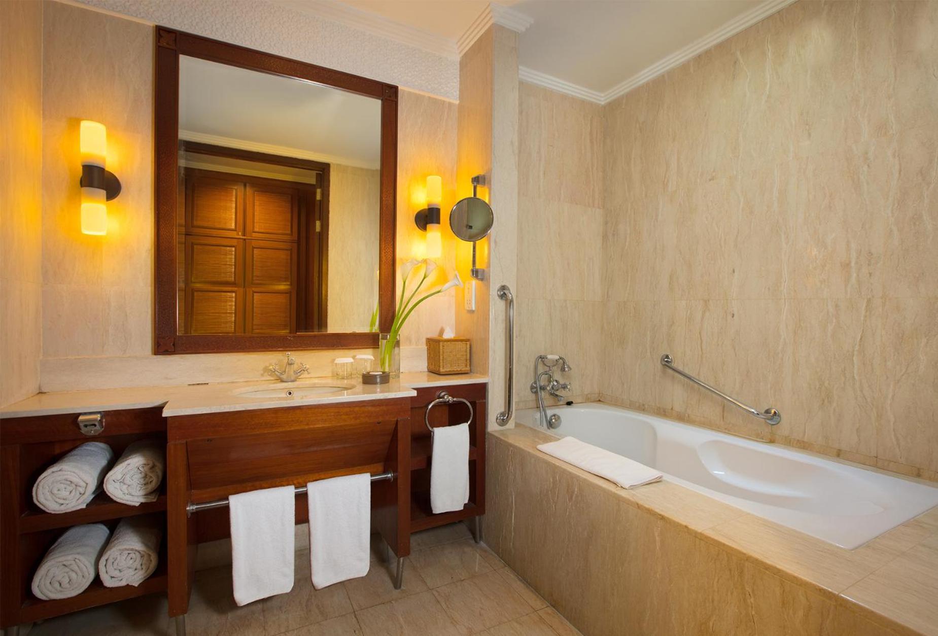 Familiensuite mit Gartenblick