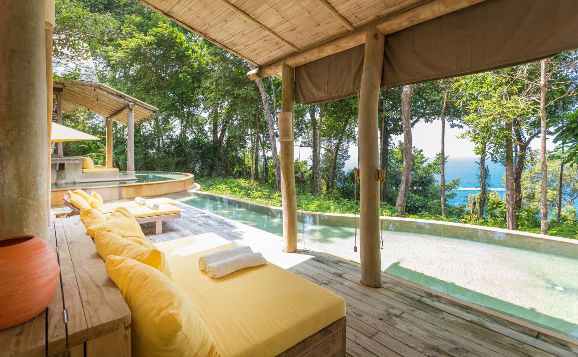 Unterkunft mit 2 Schlafzimmern Sunset Ocean View Pool Retreat