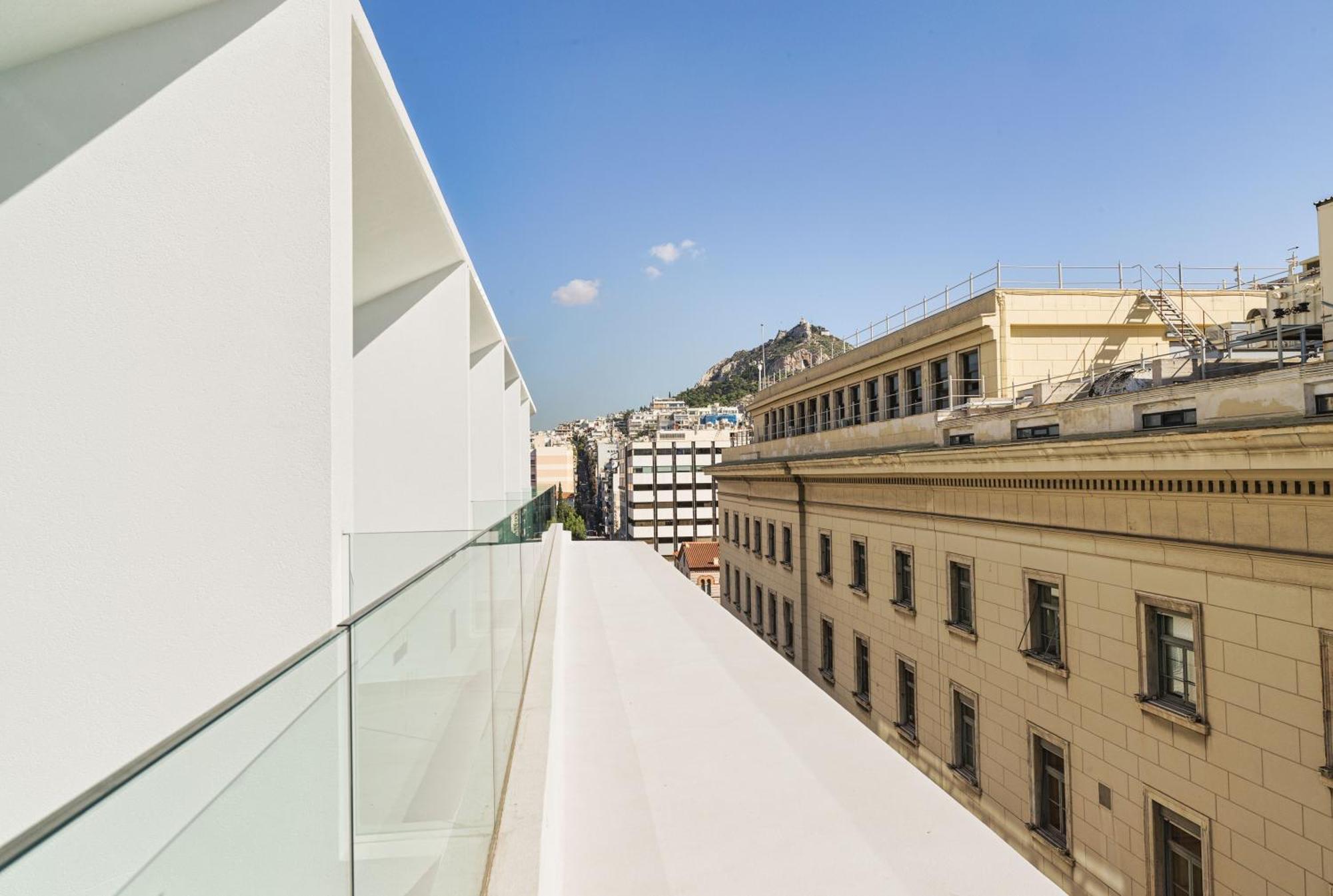 Design Einzelzimmer Star mit Blick auf den Lykabettus