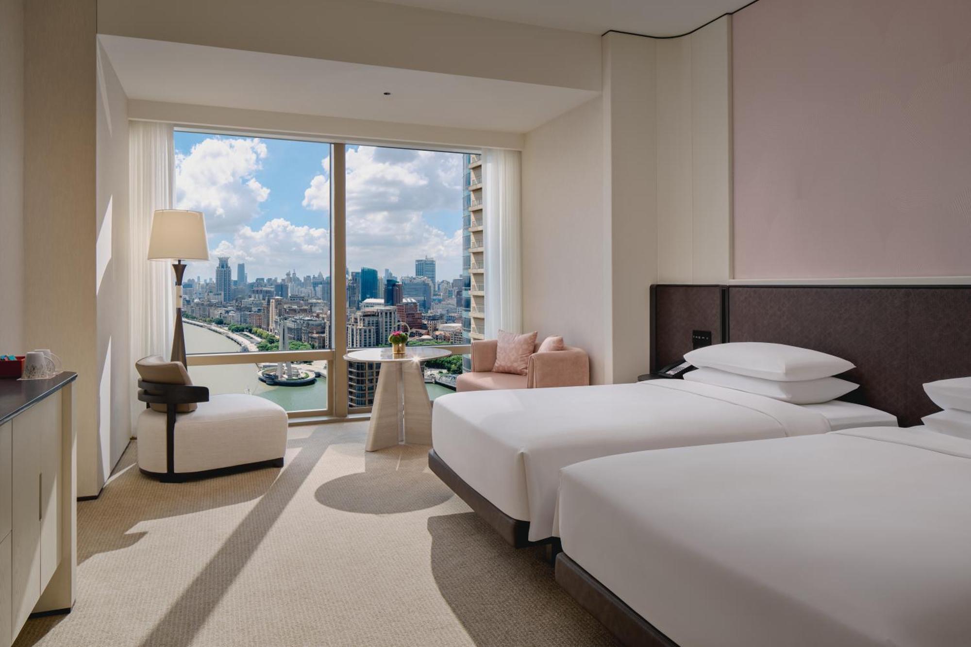 Deluxe-Doppel-/Zweibettzimmer mit Clubzugang – Flussblick