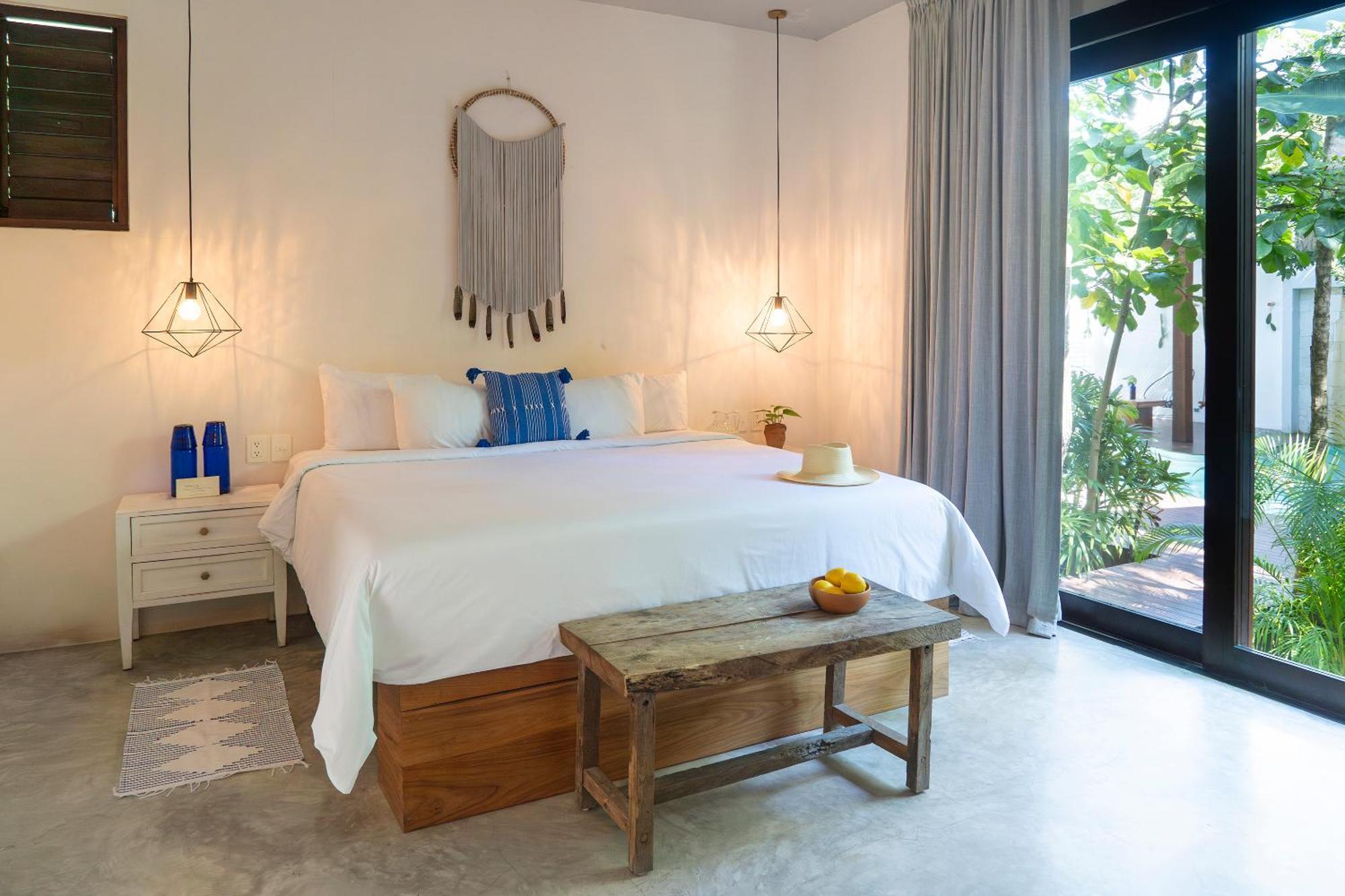 Jungle-Zimmer mit Kingsize-Bett